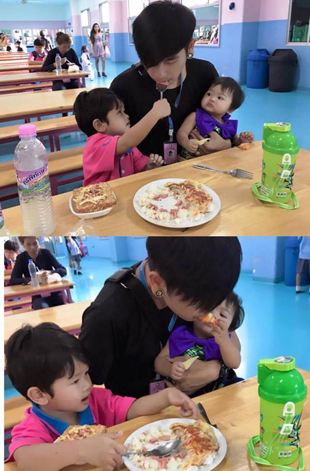 Làm đủ trò để con vui, ông bố điển trai Thái Lan được dân mạng khen nức nở - 17