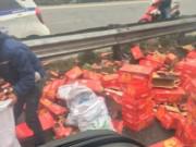 Tin tức - Thực hư vụ xe chở Coca gặp nạn trên cao tốc Pháp Vân, nhiều người đổ xô ra hôi của