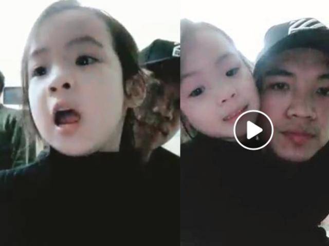 Em bé xinh hết phần thiên hạ song ca với cậu ruột đốn tim cư dân mạng