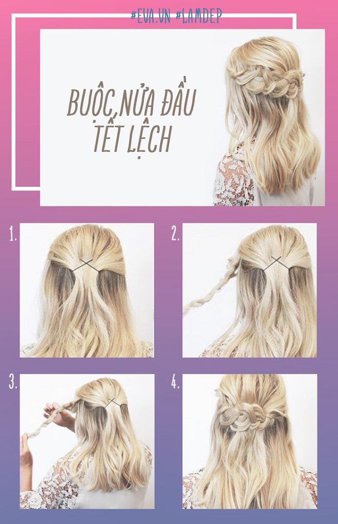 Tạo kiểu tóc 4 bước cực đơn giản để đi tiệc đầu năm thôi nào! - 2