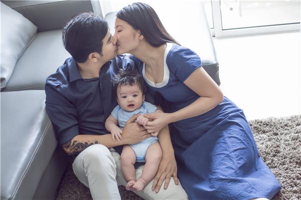 Diễn viên Ngọc Lan khoe con trai tròn 1 tuổi ngày càng bụ bẫm và đáng yêu - 6