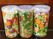 Bếp Eva - Mẹ 2 con mách cách làm dưa muối tổng hợp vừa ngon vừa đẹp, ngắm thôi đã đủ thèm