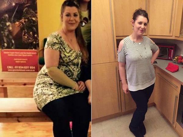 Sau sinh nặng 100kg, bà mẹ quyết giảm cân vì lo sợ con gái mắc bệnh - 1