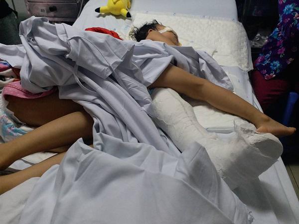 Va chạm giao thông trên đường về nhà ngoại mẹ tử vong, hai con gái nguy kịch - 4