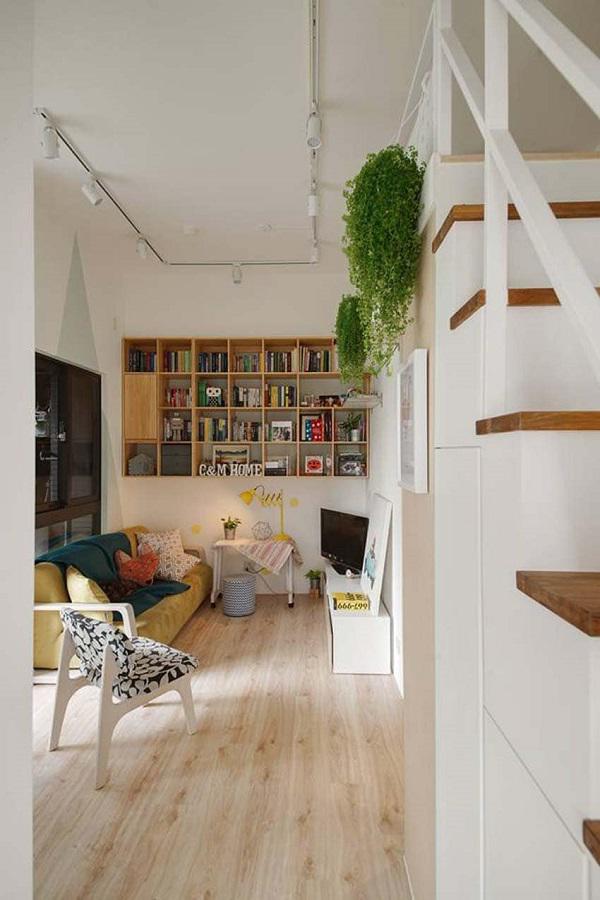 Căn hộ chung cư 45m2 “nhân đôi” diện tích nhờ thiết kế gác lửng tiện lợi - 5