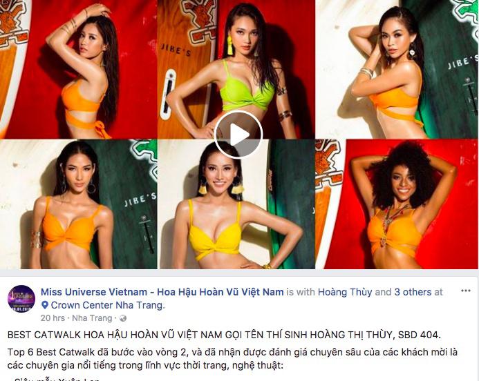 Hoàng Thuỳ amp;#34;vượt mặtamp;#34; Mâu Thuỷ ôm trọn 2 giải Best Face - Best Catwalk tại Hoa hậu Hoàn Vũ - 1