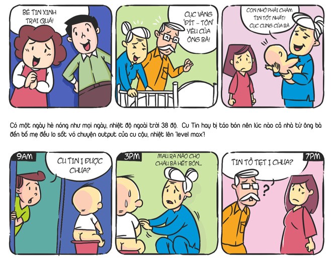 Khóc cười chuyện nuôi con của bố mẹ thế kỷ 21 - 2