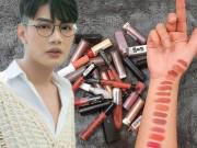 Làm đẹp - Trang điểm thôi chưa đủ, Đào Bá Lộc còn khiến chị em ghen tỵ vì gia tài toàn là son