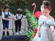 Thời trang - Mỗi khi diện đồ đôi, con nhà Elly Trần lại "đốn tim" cư dân mạng!