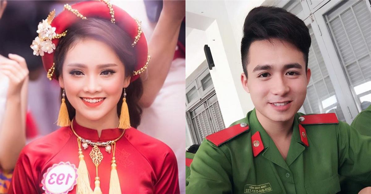 amp;#34;Hoa hậu khả áiamp;#34; yêu amp;#34;Hotboy cảnh sátamp;#34;, ảnh cưới phông trắng vẫn đẹp hết phần thiên hạ - 1