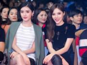 Sao Việt - Sau khi xóa tin đồn hiềm khích, Kỳ Duyên - Huyền My liên tục "sát cánh" bên nhau