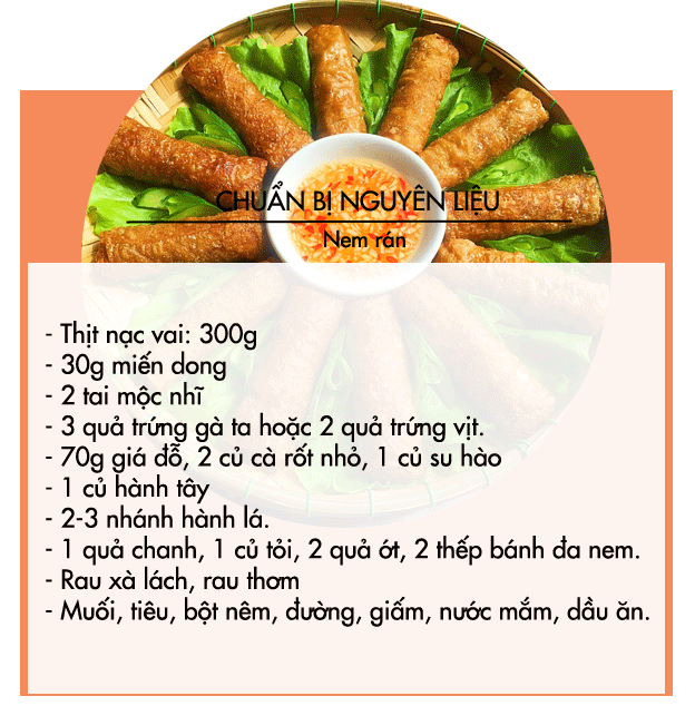 Nem rán vàng ươm, giòn rụm ấm lòng ngày Tết - 2