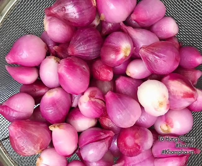 Cách muối hành tím kiểu Miền Nam chua ngọt, không bị hăng - 8