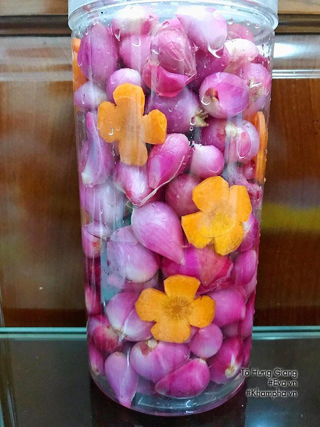 Cách muối hành tím kiểu Miền Nam chua ngọt, không bị hăng - 9