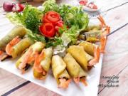 Bếp Eva - Tôm cuộn khoai lang chiên ngòn thơm nóng bỏng lưỡi
