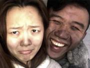 Tin tức - Cặp vợ chồng vô tư "chụp ảnh tự sướng" dù nhà vừa bị cháy