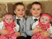 Bà bầu - Dùng đủ các biện pháp tránh thai, mẹ vẫn đẻ liền 2 cặp song sinh