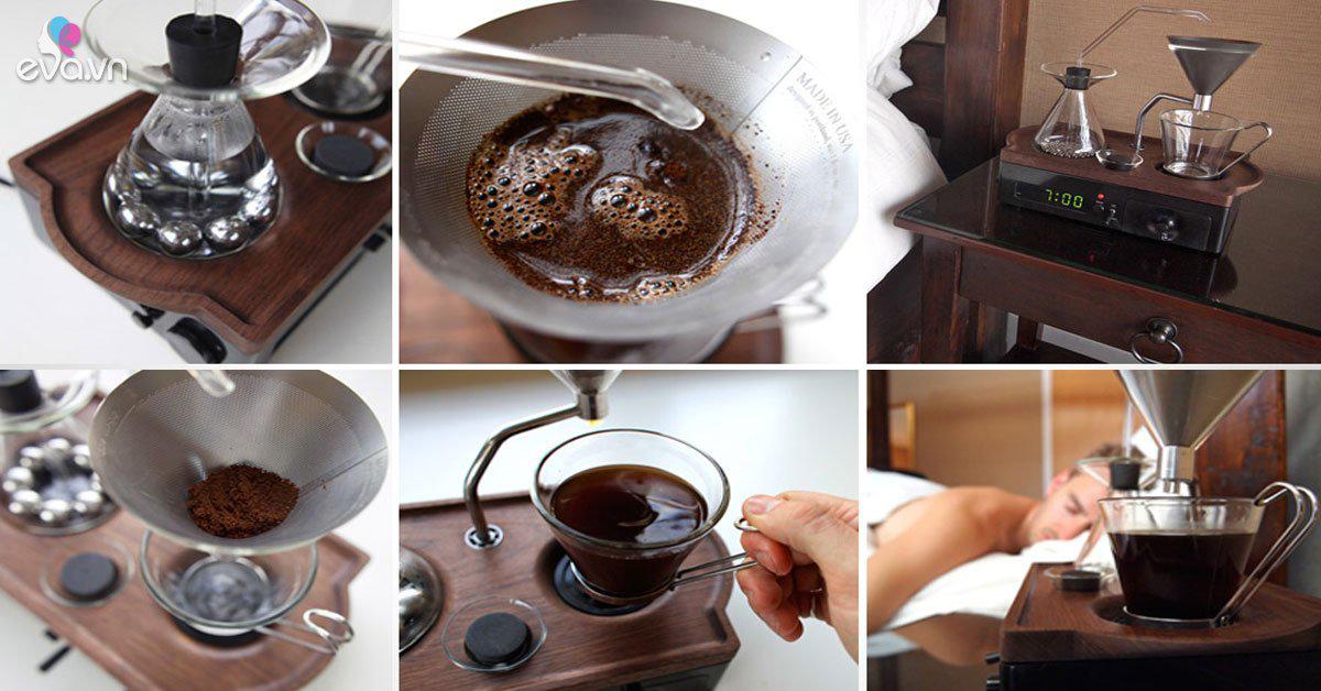 View - Chiếc đồng hồ biết pha cafe độc đáo: Sản phẩm cực chất dành cho những chú sâu ngủ