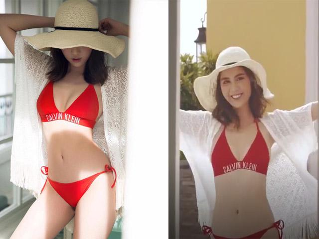 Ảnh amp;#34;sống ảoamp;#34; và ảnh thực: Ngọc Trinh liệu có đang tăng cân? - 2