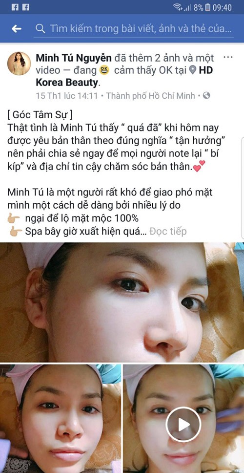 Minh Tú tự tin giao phó nhan sắc cho trung tâm làm đẹp của HH Hải Dương - 2