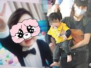 Làng sao - Lần đầu tiên Angelababy khoe cận mặt con trai cưng nhưng vẫn giấu khéo