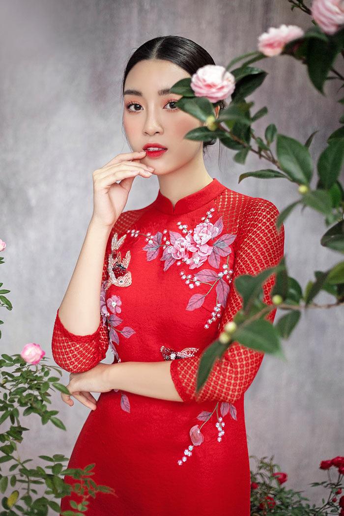 Tết lại sắp đến, cùng Hoa hậu Đỗ Mỹ Linh diện những mẫu áo dài xinh yêu xuống phố nào! - 8