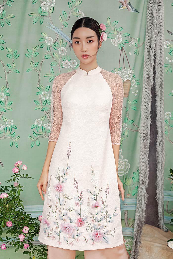 Tết lại sắp đến, cùng Hoa hậu Đỗ Mỹ Linh diện những mẫu áo dài xinh yêu xuống phố nào! - 2