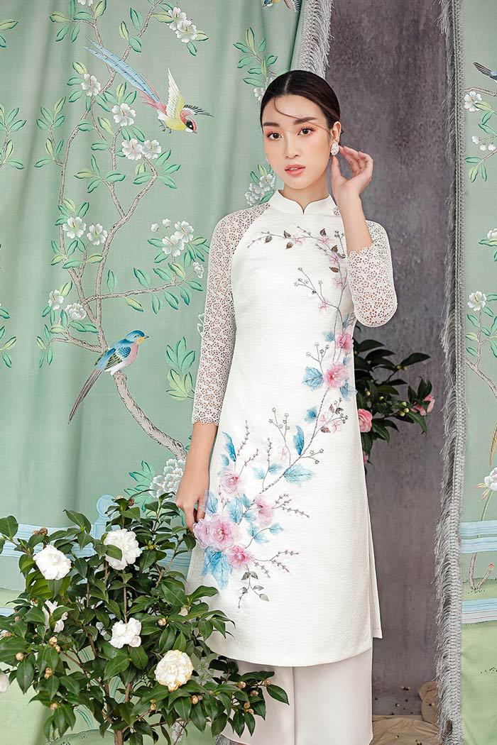Tết lại sắp đến, cùng Hoa hậu Đỗ Mỹ Linh diện những mẫu áo dài xinh yêu xuống phố nào! - 1