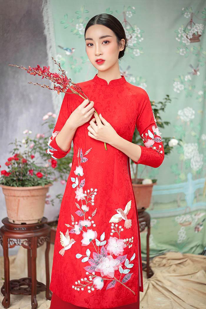 Tết lại sắp đến, cùng Hoa hậu Đỗ Mỹ Linh diện những mẫu áo dài xinh yêu xuống phố nào! - 9
