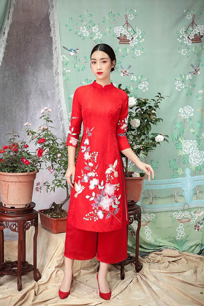 Tết lại sắp đến, cùng Hoa hậu Đỗ Mỹ Linh diện những mẫu áo dài xinh yêu xuống phố nào! - 10