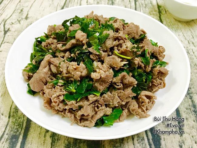 Thịt trâu xào lá lốt, canh rau nấu sườn hấp dẫn cho bữa tối - 3