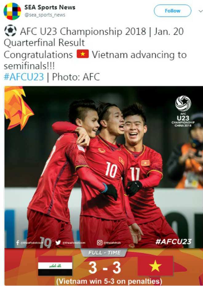 U23 Việt Nam tạo “đại địa chấn”: Báo châu Á ca ngợi kỳ tích, người Thái nể phục - 4