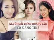 Làng sao - Sao Việt quảng cáo trên mạng: Ý kiến trái chiều của Lan Ngọc, Hoà Minzy, Thanh Hương Người Phán Xử