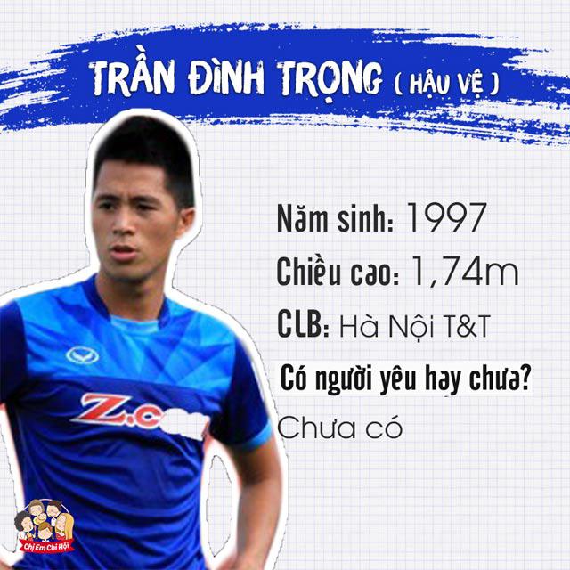 Bản sơ yếu lý lịch hot của các cầu thủ U23 Việt Nam - 13