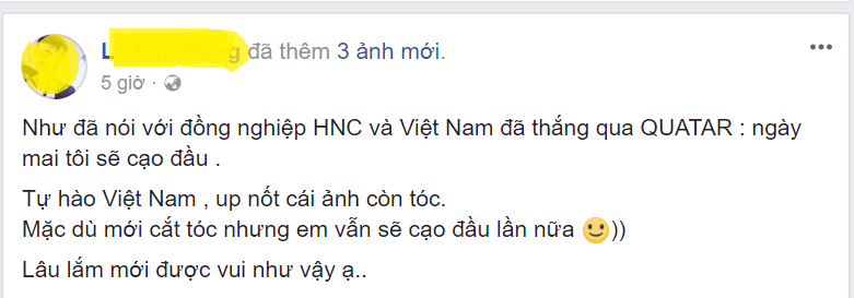 Dở khóc dở cười với lời amp;#34;nói là làmamp;#34; mừng U23 Việt Nam: Cạo đầu, khỏa thân, đập ti vi - 3