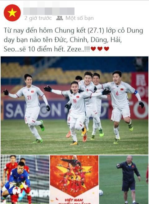 Muôn kiểu ăn mừng, những dòng trạng thái hài hước amp;#34;không đỡ nổiamp;#34; khi U23 VN chiến thắng - 12
