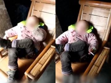 Cậu bé 4 tuổi phì phèo thuốc lá như người lớn khiến ai xem video cũng sững sỡ