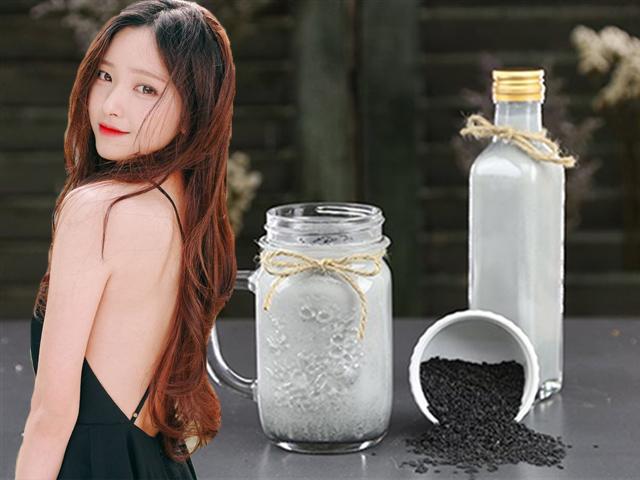 Giảm cân, trị rụng tóc, trị mụn, tất cả đều được giải quyết bằng sữa mè đen, bạn thử chưa?