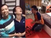Tin tức - Clip người đàn ông vái ti vi, ngất lên ngất xuống khi U23 Việt Nam chiến thắng