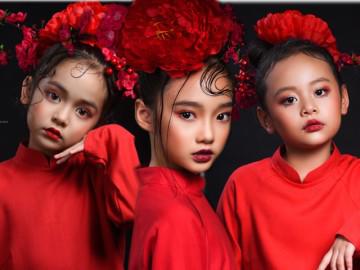 Sao nhí cũng hâm mộ cầu thủ U23 Việt Nam, chụp cả bộ ảnh chúc các chú chiến thắng!