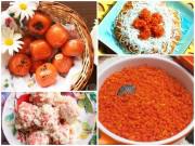 Bếp Eva - Trước giờ bóng lăn, ăn những món từ gấc để chúc U23 Việt Nam may mắn và chiến thắng