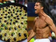 Bật mí món ăn yêu thích nhất của các siêu sao bóng đá