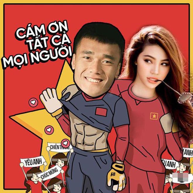 Bật cười không dứt khi Hồ Ngọc Hà, Mỹ Tâm và dàn người đẹp amp;#34;diện quần đùi áo sốamp;#34; U23 - 7