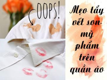 Bất ngờ trước cách mà nhân viên shop quần áo tẩy sạch vết bẩn từ son, mỹ phẩm!