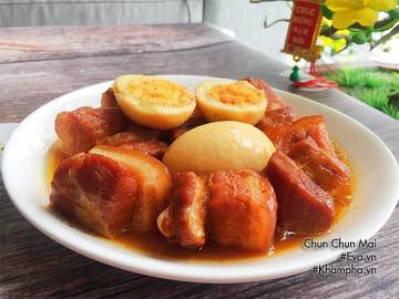 Thịt kho hột vịt đơn giản, dễ làm, mềm ngon cho ngày Tết miền Nam