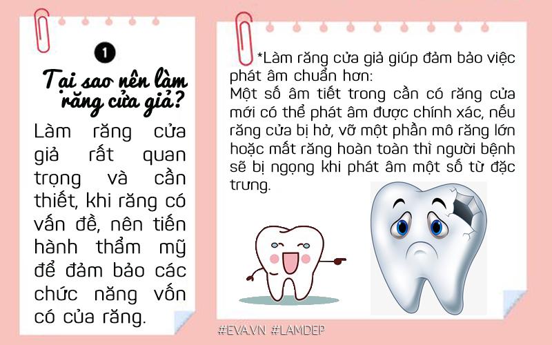 Làm răng cửa rất quan trọng đối với những ai bị mất hoặc khiếm khuyết chiếc răng này.
