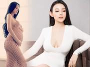 Bà bầu - "Mỹ nhân bầu" Huyền Baby trải lòng cảnh hoang mang vì 3 tuần sau sinh bụng vẫn to, nhăn nheo