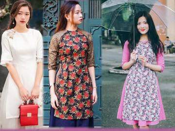 Nàng nấm lùn đừng lo, mặc áo dài thế này thì đảm bảo vẫn ăn gian được chiều cao