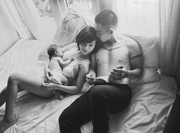 2 tháng sau sinh, 9x khoe ảnh cho con bú với vòng eo thiên thần có được nhờ mẹ chồng - 6