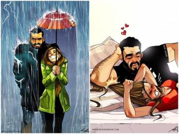 Những tình huống hài khó đỡ mà cặp đôi nào cũng gặp phải qua nét vẽ của hoạ sĩ Israel
